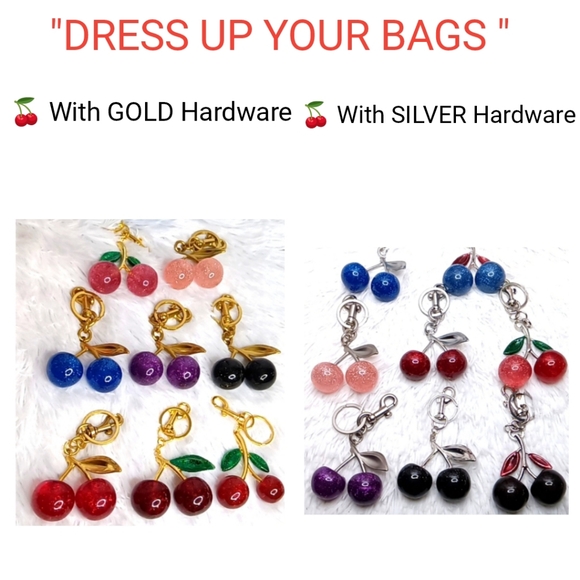 Accessories - CHERRY KEYCHAIN BAG CHARMS 🍒